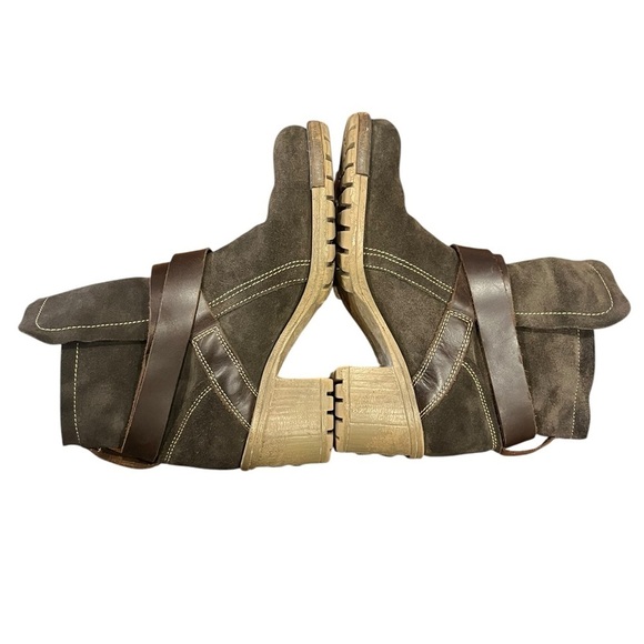 FLY LONDON‎ Brown Suede Lok Boots - Picture 4 of 9